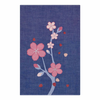 картинка Записная книжка Moleskine Limited Edition Sakura, Large (13x21см), нелинованная, в подарочной коробке от магазина Молескинов