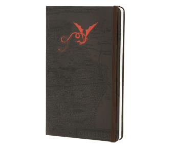 картинка Записная книжка Moleskine Hobbit (нелинованная), Large (13х21 см), черный от магазина Молескинов