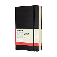 Ежедневник Moleskine Classic (2020-2021), Large (13x21 см), черный (B2B) без пленки
