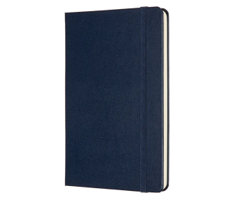 картинка Записная книжка Moleskine Classic (нелинованная), Medium (11,5х18 см), синяя от магазина Молескинов