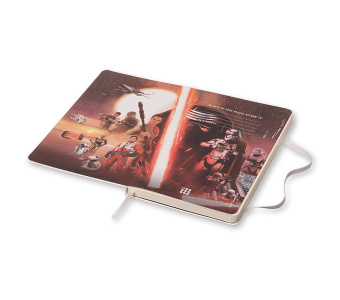 картинка Записная книжка Moleskine Star Wars VII Villain Trooper (в линию), Large (13х21 см), белая от магазина Молескинов