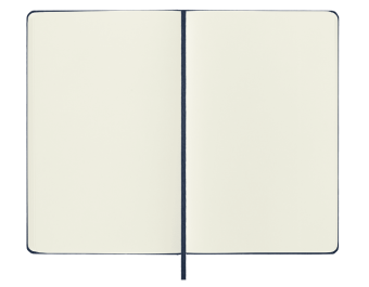 картинка Записная книжка Moleskine Classic (нелинованная), Large (13х21см), синяя от магазина Молескинов