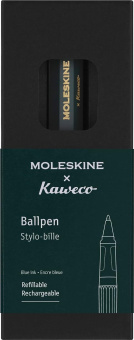 картинка Ручка шариковая Moleskine KAWECO, зеленая в подарочной упаковке от магазина Молескинов