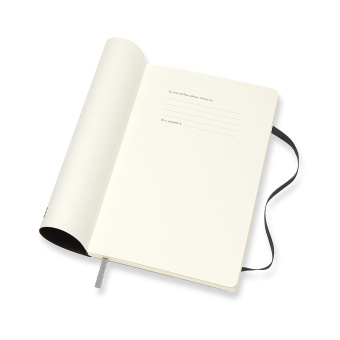 картинка Ежемесячник-планинг Moleskine Classic Soft (2021), мягкая обложка, Large (13x21 см), черный от магазина Молескинов