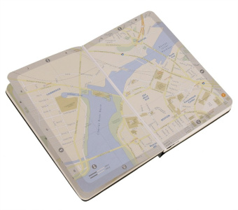 картинка Записная книжка Moleskine City Notebook Boston (Бостон), Pocket (9х14см), черная от магазина Молескинов