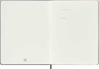 картинка Еженедельник 18 месяцев Moleskine Classic 2025 - 2026, XLarge (19x25 см), твердая обложка, черный от магазина Молескинов