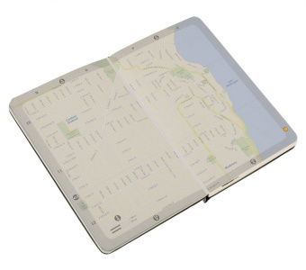 картинка Записная книжка Moleskine City Notebook Seattle (Сиэтл), Pocket (9х14см), черная от магазина Молескинов