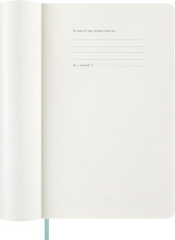 картинка Еженедельник Moleskine PRECIOUS & ETHICAL Mamba, Large (13x21), мягкая обложка, шалфейный зеленый от магазина Молескинов