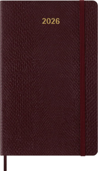картинка Еженедельник Moleskine PRECIOUS & ETHICAL Mamba, Large (13x21), мягкая обложка, бордовый от магазина Молескинов