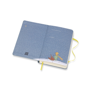картинка Ежедневник Moleskine Le Petit Prince Fox (2020), Pocket (9x14 см), серый от магазина Молескинов