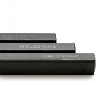 картинка Набор карандашей Moleskine, 3 карандаша, черные от магазина Молескинов
