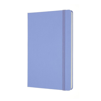 картинка Записная книжка Moleskine Classic (нелинованная), Large (13х21см), Голубая (гортензия) от магазина Молескинов