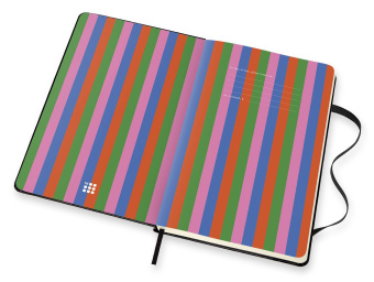 картинка Записная книжка Moleskine Studio Collection (в линейку), OLIMPIA ZAGNOLI, Large (13х21см), черная от магазина Молескинов