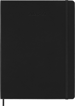 картинка Еженедельник 18 месяцев  Moleskine Classic (2026-2027), XLarge (19x25 см), черный от магазина Молескинов