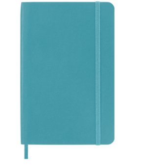 картинка Записная книжка Moleskine Classic Soft (в линейку), Pocket (9х14 см), голубая от магазина Молескинов
