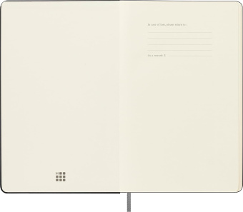 картинка Записная книжка Moleskine Smart, Large (13x21см), черная от магазина Молескинов