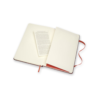 картинка Записная книжка Moleskine LIMITED EDITION BLEND, в линейку, Large (13x21 см), красная от магазина Молескинов