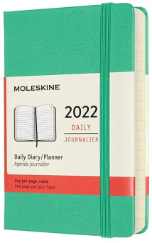 картинка Ежедневник Moleskine Classic 2022, Pocket (9x14 см), зеленый от магазина Молескинов