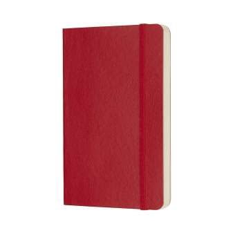 картинка Записная книжка  Moleskine Classic Soft (нелинованная), Pocket (9х14 см), красная от магазина Молескинов