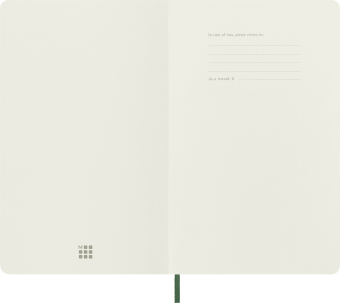 картинка Записная книжка Moleskine Classic (нелинованный), Large (13х21см), мягкая обложка, зеленая от магазина Молескинов