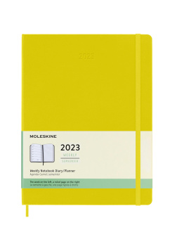 картинка Еженедельник Moleskine Classic 2023, XLarge (19x25 см), лайм от магазина Молескинов