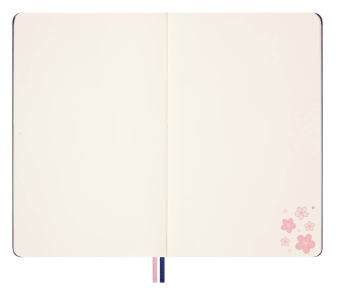 картинка Записная книжка Moleskine Limited Edition Sakura, Large (13x21см), нелинованная, в подарочной коробке от магазина Молескинов