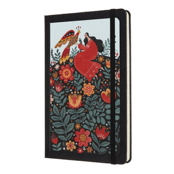 картинка Записная книжка Moleskine Studio Collection (в линейку), DINARA MIRTALIPOVA, Large (13х21см), черная от магазина Молескинов