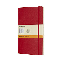 Записная книжка Moleskine Classic Soft(мягкая обложка), в линейку, Large (13x21 см), красная B2B