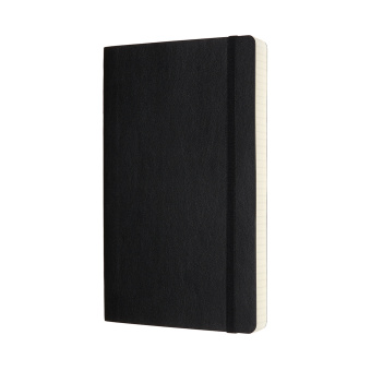 картинка Записная книжка Moleskine Expanded Soft (мягкая обложка), в клетку, Large (13х21см), черная от магазина Молескинов