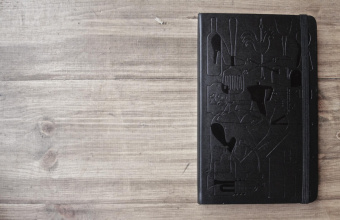 картинка Записная книжка Moleskine Passion Home Life Journal, Large (13x21см), черная от магазина Молескинов