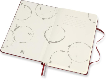 картинка Записная книжка Moleskine Passion Wine Journal, Large (13x21см), красная от магазина Молескинов