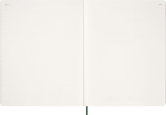 картинка Еженедельник Moleskine Essential Weekly Vertical Planner (2026), XXL (23,5×28,14), мягкая обложка, зеленый от магазина Молескинов