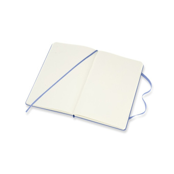 картинка Записная книжка Moleskine Classic (нелинованная), Large (13х21см), Голубая (гортензия) от магазина Молескинов