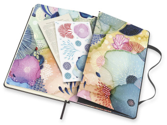 картинка Записная книжка Moleskine Studio Collection (в линейку), YELLENA JAMES, Large (13х21см), черная от магазина Молескинов