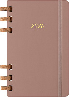 Еженедельник Moleskine Spiral 2026, Large (13x21 см), миндаль
