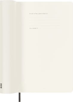 картинка Ежедневник Moleskine Classic Soft (мягкая обложка), (2024-2025), Large (13x21 см), черный от магазина Молескинов