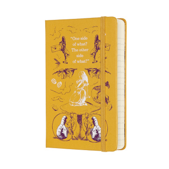 картинка Ежедневник Moleskine Alice in Wonderland (2020), Pocket (9x14 см), желтый от магазина Молескинов