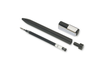 картинка Ручка-роллер Moleskine Plus (0,7 мм), черная от магазина Молескинов
