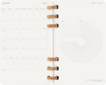 картинка Еженедельник Moleskine Spiral Soft (в мягкой обложке) 2026, Large (13x21 см), черный от магазина Молескинов