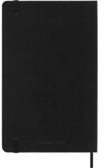 картинка Еженедельник 18 месяцев горизонтальный Moleskine Classic 2025 - 2026, Large (13x21 см), твердая обложка, черный от магазина Молескинов