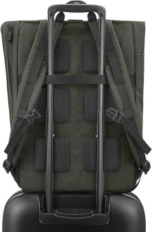 картинка Рюкзак Moleskine Metro Rolltop, 15”(32x50x15 см), зеленый от магазина Молескинов