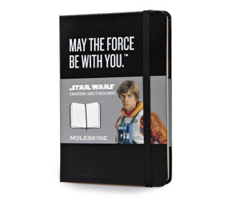 картинка Записная книжка Moleskine Star Wars (нелинованная), Pocket (9х14 см), черный от магазина Молескинов