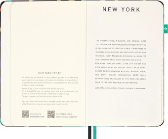 картинка Записная книжка - путеводитель Moleskine "LUXE City", New York, Pocket (9х14 см) от магазина Молескинов