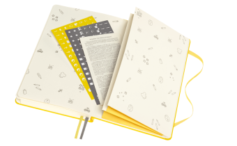 картинка Записная книжка Moleskine Passion Baby Journal, Large (13x21 см), желтая от магазина Молескинов