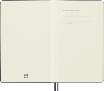 картинка Записная книжка Moleskinе Classic Expanded (нелинованная), Large ( 13 х 21 см), 400 страниц, мягкая обложка,черная от магазина Молескинов