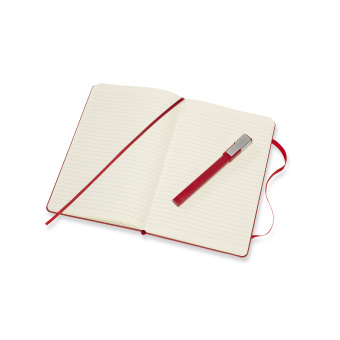 картинка Набор Moleskine (классическая ручка и блокнот в линию), красный от магазина Молескинов