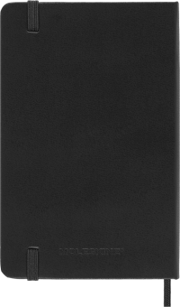 картинка Еженедельник 18 месяцев Moleskine Classic 2025 - 2026, Pocket (9x14 см), твердая обложка, черный от магазина Молескинов