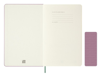 картинка Записная книжка Moleskine Classic с цветным узором (нелинованный), Large (13х21см), розовый от магазина Молескинов