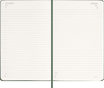картинка Ежедневник Moleskine Classic 2026, Large (13x21 см), зеленый от магазина Молескинов