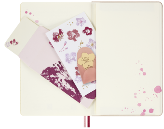 картинка Записная книжка Moleskine Limited Edition Sakura Cahier, в линейку, XLarge (19х25см), обложка картон, 120стр., от магазина Молескинов